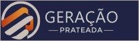 Logo Retangular Geração Prateada